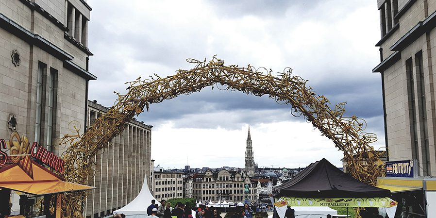 Brussel fietsboog