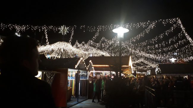 Kerstshopping in Essen in Duitsland